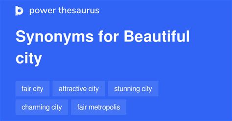 beautiful city song lyrics|Beautiful City synonyms .